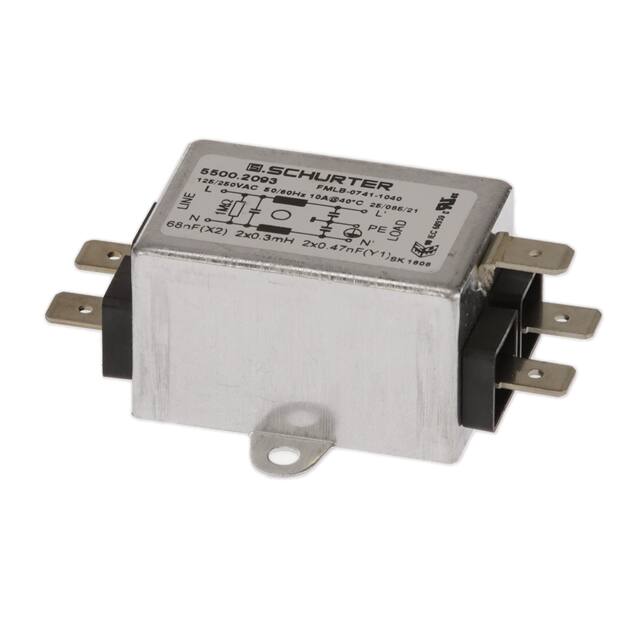 5500.208 SCHURTER Inc.  Power Line Filter Modules